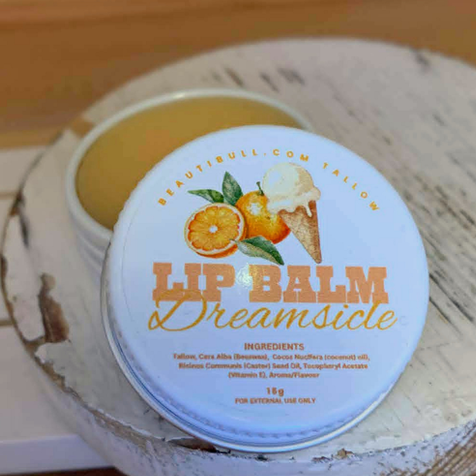 BeautiBull Dreamsicle Tallow Lip Balm