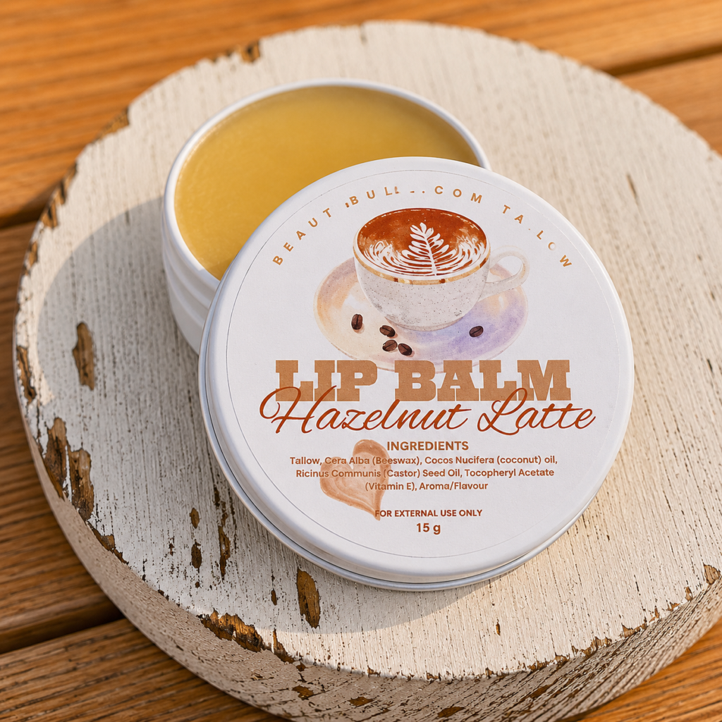 BeautiBull Hazelnut Latte Tallow Lip Balm