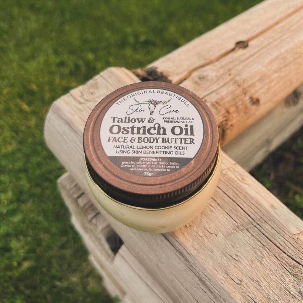All Natural Tallow & Ostrich Oil Body Butter